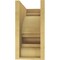 Ekena Millwork 7"W x 14"D x 14"H Classic Diane Rough Cedar Woodgrain TimberThane Corbel, Primed Tan CORUR07X14X14DIARCPR - alternate 4